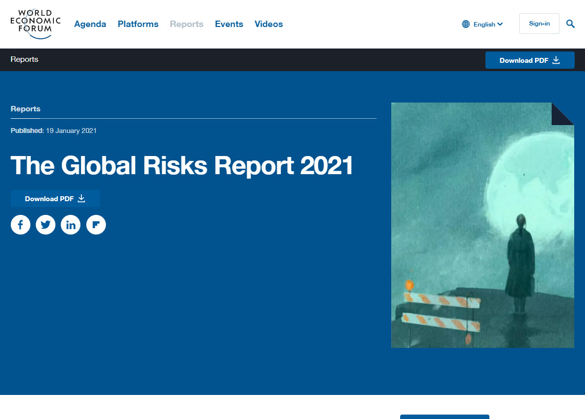 WEF Global Risks Report 2021